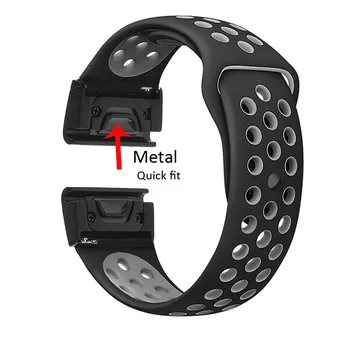 

26mm Width Watch Strap for Garmin Fenix 3 Band Outdoor Sport Silicone Watchband for Garmin Fenix 3HR/Fenix 5X smart watch band
