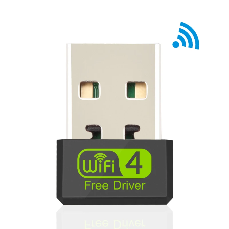 Мини USB Wifi адаптер Wifi USB Ethernet Wi Fi адаптер Wi-Fi ключ 150 Мбит/с USB Lan сетевая карта 2,4G беспроводной ПК Wifi приемник - Цвет: NO Need CD Driver