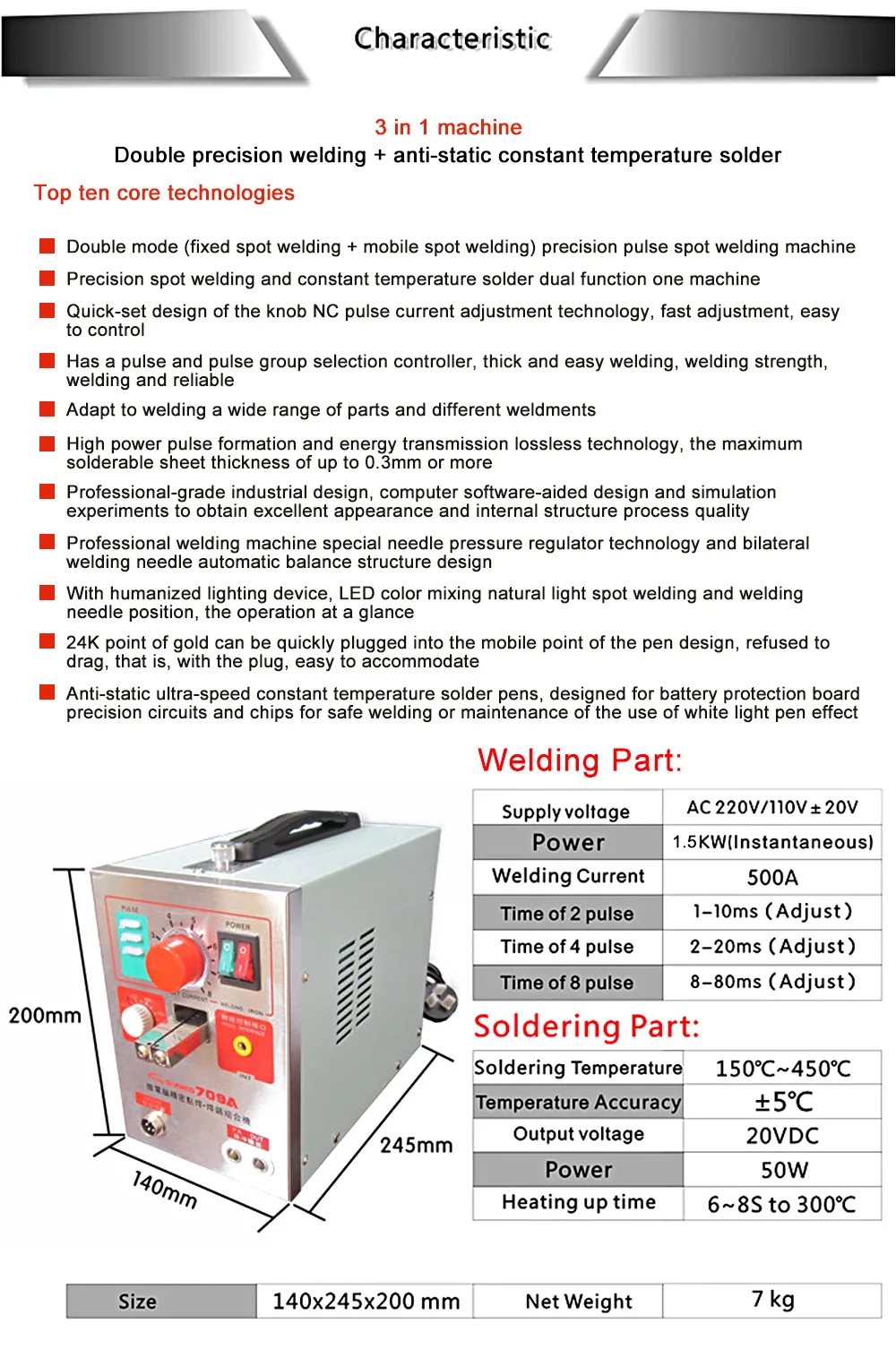 709A spot welder machine 5