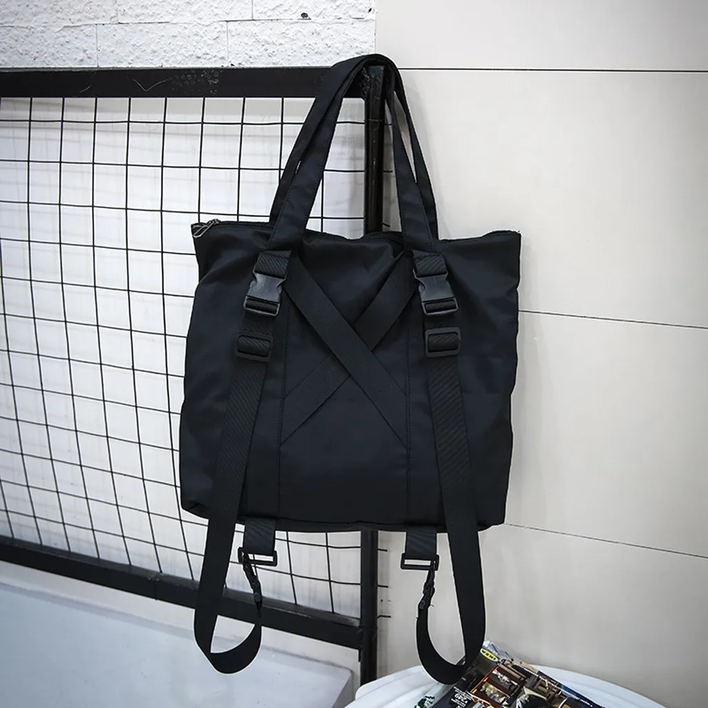 

OCARDIAN Casual Pure Nylon Women Backpack Simple Preppy Style Backpack Women Fashion College Backpack Women Dropshipping 61316