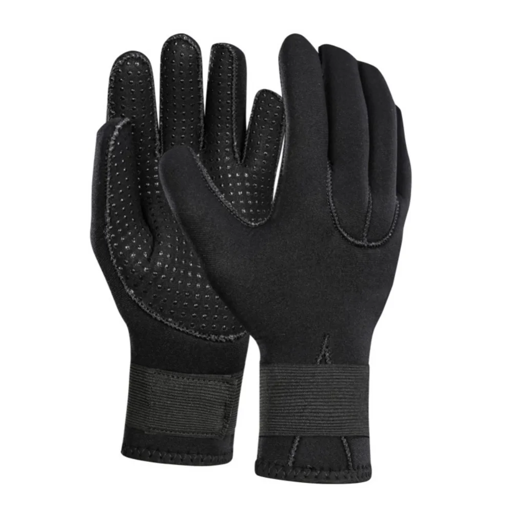 3 мм неопреновые перчатки для дайвинга подводная рыбалка противоскользящие перчатки регулируемые охотничьи плавательные теплые перчатки