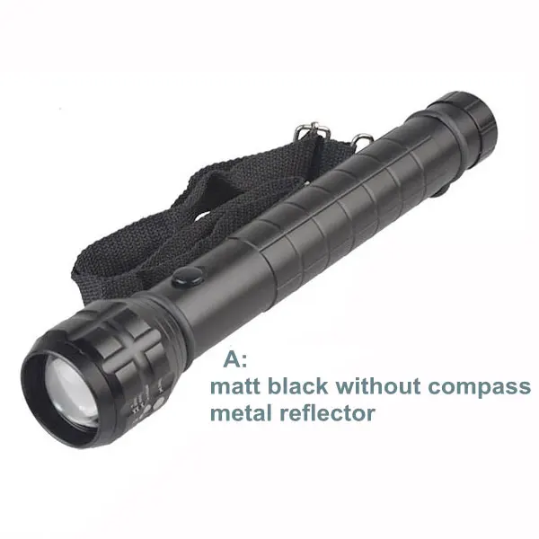 Heavy Duty Big Police Flashlight Torch Q5 LED High Powerful 3D