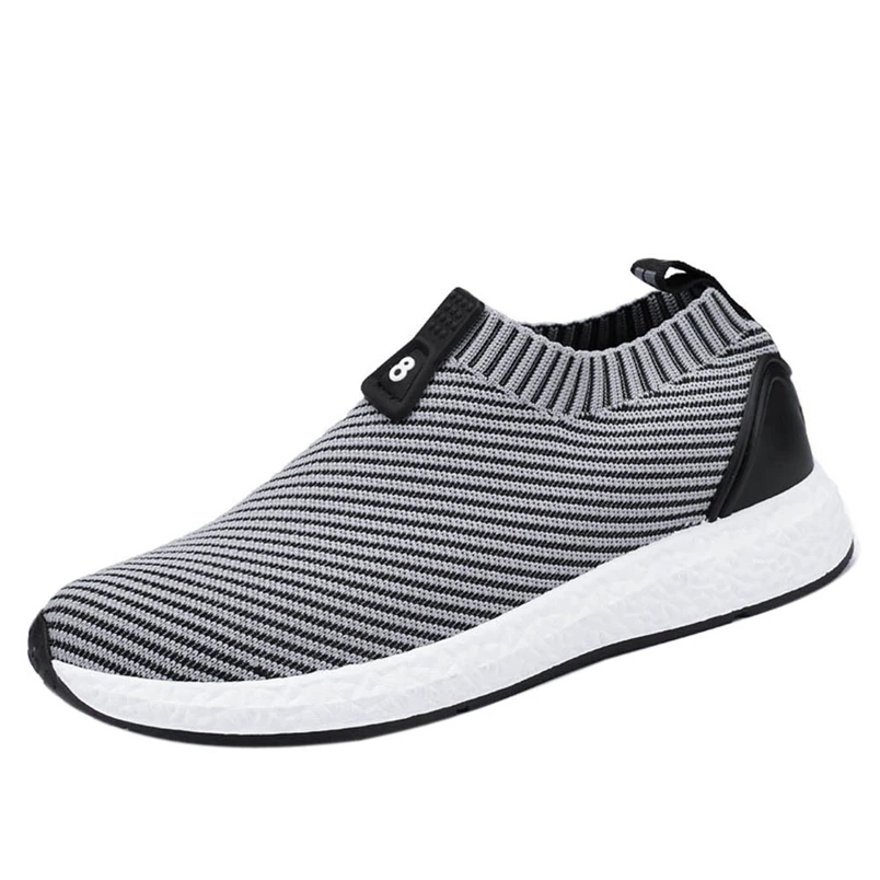 Sneakers Men Knit Mesh Shoes Outdoor Fashion Men's Breathable Sneakers Casual Shoes Running Shoes Sports Shoes #FS#4NV08 (4)