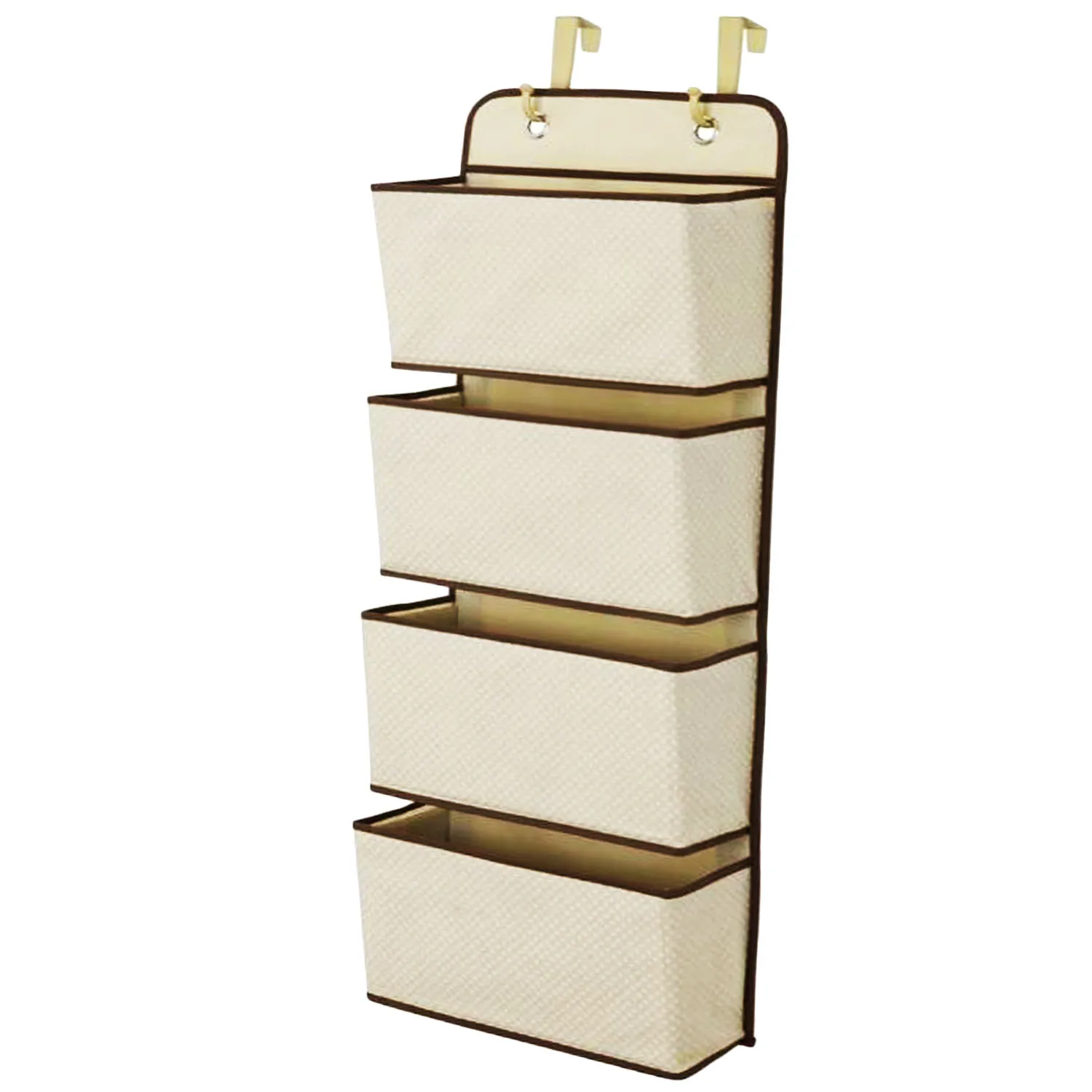 بسيطة أدوات منزلية 4 جيب شنقا جدار خزانة تخزين مقسم حقيبة أكثر من باب القماش لعبة المنظم حقيبة الحقيبة شماعات