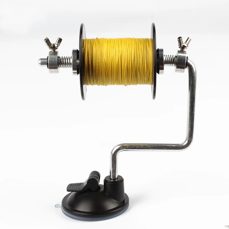 

Fishing Line Winder Reel Spooler System Tackle Tool Metal And Rubber Portable Accessory