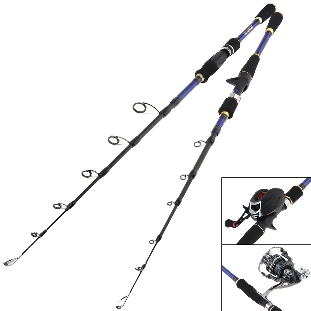 

2.1m/2.4m/2.7m Carbon Fiber Lure Fishing Rods MH Power Spinning Casting Rod Telescopic Ultra Light Travel Fishing Pole