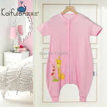 Baby summer sleeping bag infant foot sleeping bag spring and summer fall thin child summer sleeping bag anti kicking quilt