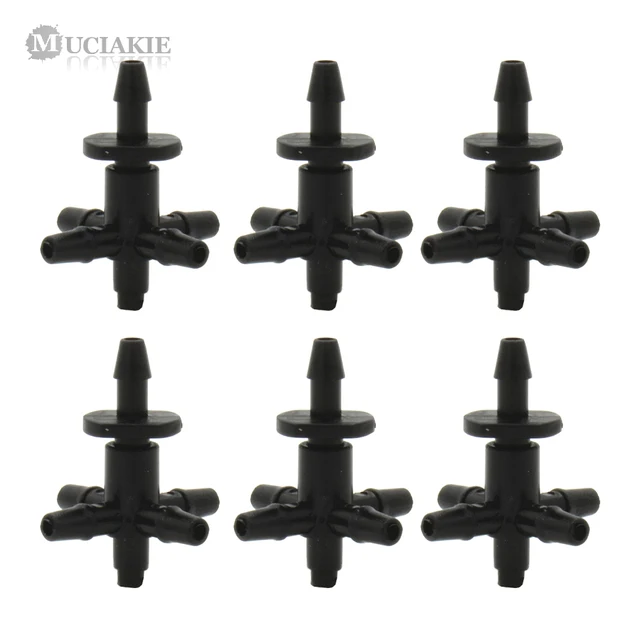 Muciakie 20Db Gard Bartbab Csatlakozó 4-Utas Keresztező Csepp Adapter Egyetlen Szöges Csatlakozóval, 5-Wach Drivitter 3/5 Mm-Es Tömlőhöz