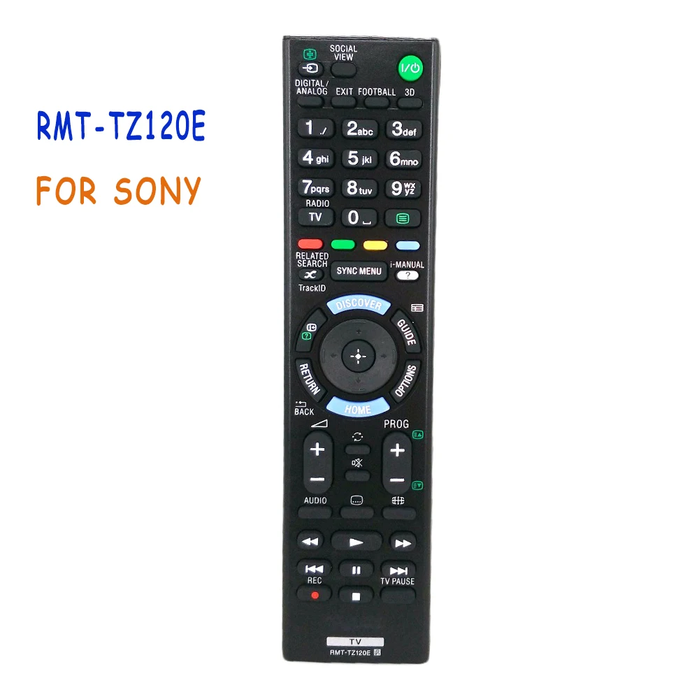Новый пульт дистанционного управления для SONY LCD LED Bravia TV RMT TZ120E 3D FOOTBALL REC