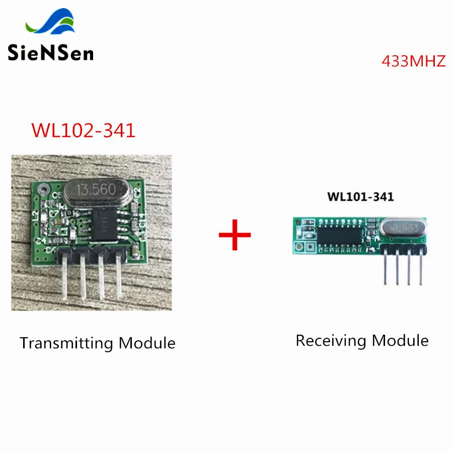 SienSen 433 МГц передающий модуль и Супергетеродинный Беспроводной приемный модуль для системы контроля доступа