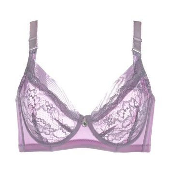 

Meizimei thin bras for women sexy lace bralette mesh intimates floral top bh lingerie plus size push up gather summer brassiere