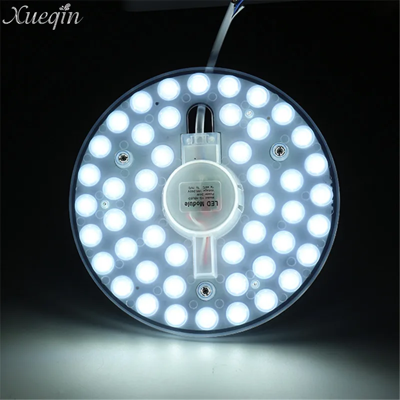

Mrosaa Ceiling Light 18W/24W AC165-265V Round/Square Pcb Board LED Module Pure White Retrofit Replacment Parts for Ceiling Lamp
