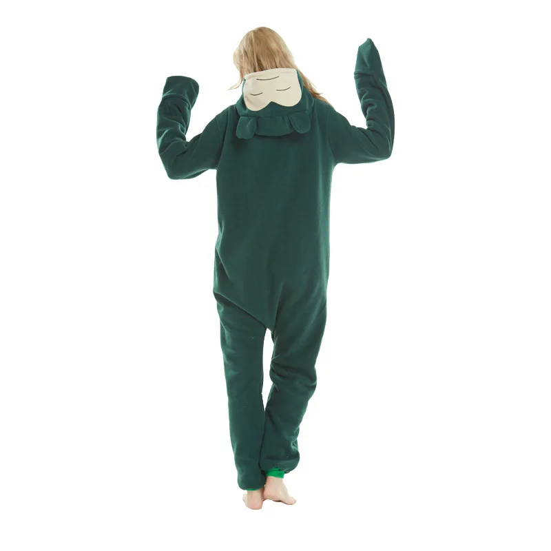 

JINUO Autumn Winter Pajama Cartoon Pajamas for Women Kigurumi Winter Adult Women Animal Monkey Duck Hooded Onesie