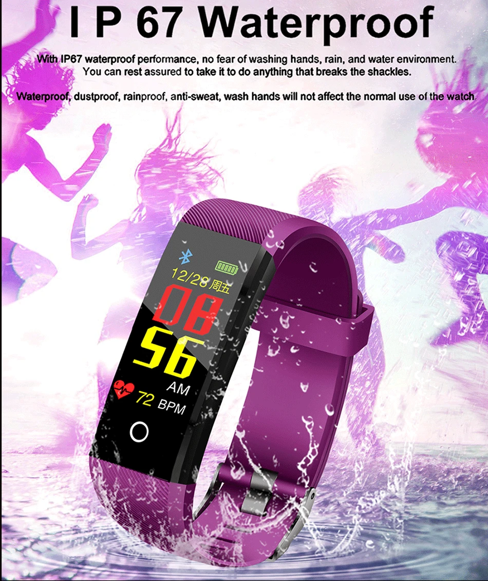 Умные часы BANGWEI брендовый браслет Bluetooth сердечный ритм сообщение напоминание мониторинг сна для IOS Android телефон