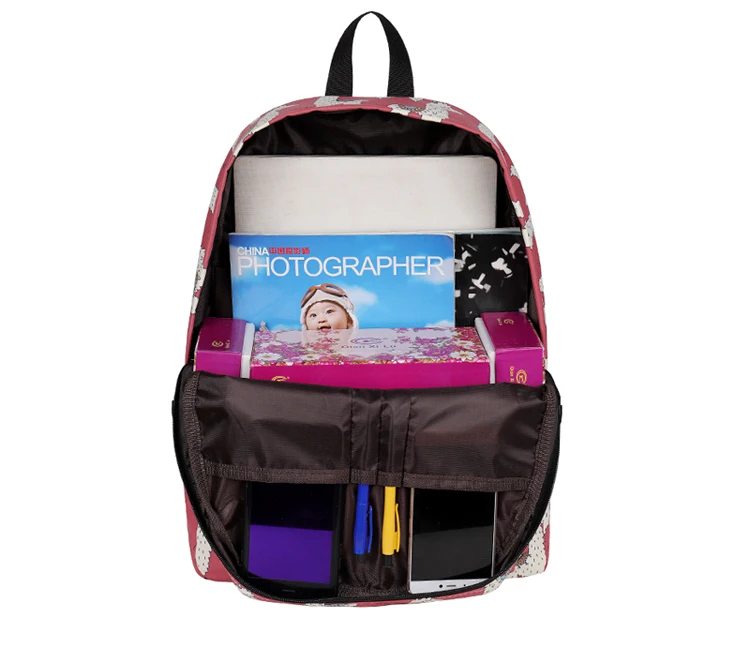 WINNER Backpack Cute Alpaca Print School Backpack Teenager Girls Water Repellent Fabric Laptop Bags Travel Mochila 2019 (4)