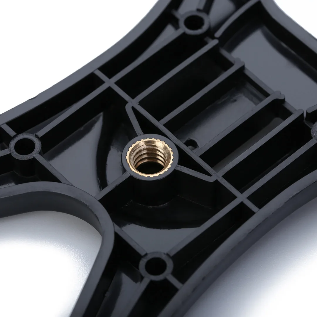 Mayitr 1pc Universal Hot Shoe Flash Plastic Black Flash  Light Stand Base Holder For Nikon Speedlite Canon