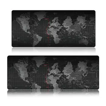 

2 Size Anti-Slip World Map Speed Game Mouse Pad Mat Laptop Desk Mat