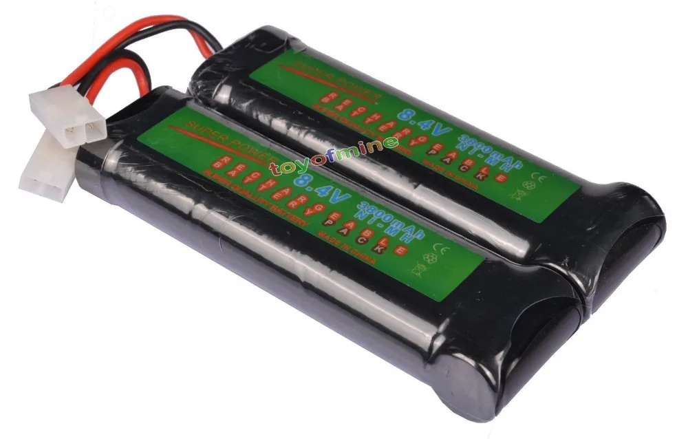 2 шт очень мощный подзаряжаемый аккумулятор 8 4 V NiMH 3800 mAh для rc tank Airsoft|rechargeable battery|nimh