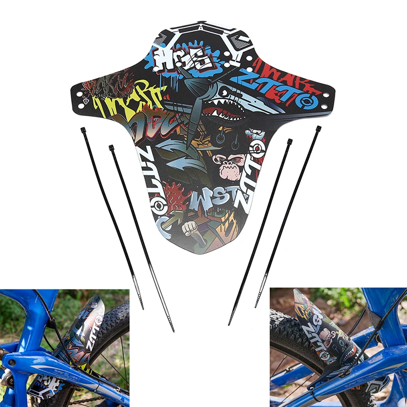 

1pc Black Mountain Bike Fender Bicycle Front Rear Mudguard 26.5 x 27.5cm