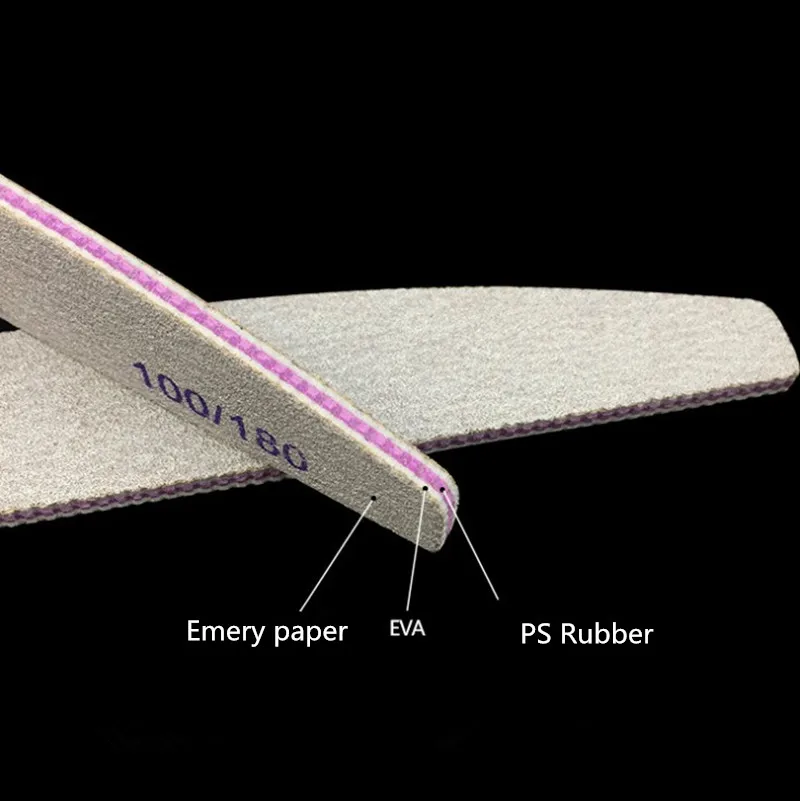 Пилка для ногтей 100 180 шлифовальный Полировочный блок для полировки профессиональных пилок для ногтей набор лимасов инструменты для маникюра и педикюра DIY наборы