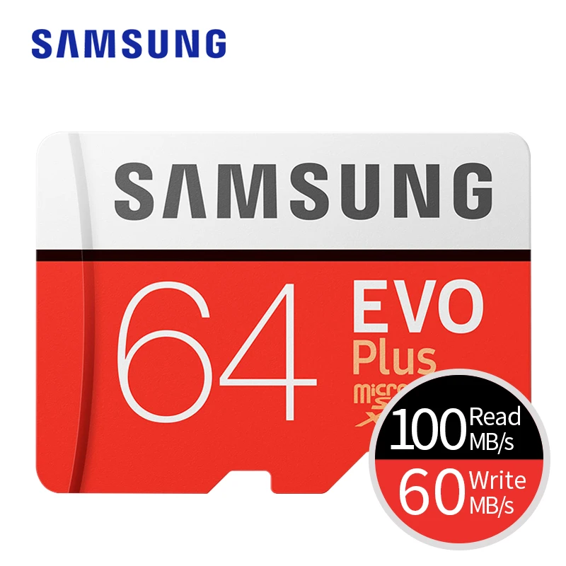 Samsung EVO Plus 32 ГБ 64 ГБ 128 ГБ 256 ГБ SDHC Class10 карт Micro SD карты памяти UHS- Я TF карты SD Trans Flash SDXC