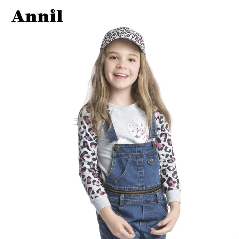 

Annil girls 2015 new autumn clothes o-neck long-sleeve knitted T-shirt AG531559 two colors 93.8% cotton