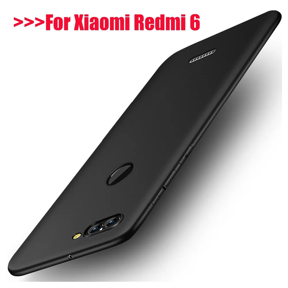 

Cover For Xiaomi Redmi 6 Case Full Protection Soft Silicone Matte Phone Cases For Xiaomi Redmi6