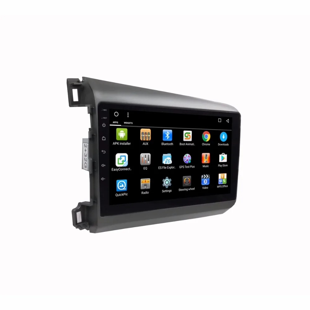 Clearance Android 8.0 2 DIN 9" Octa Core Car dvd Video GPS Navigation For Honda Civic 2012-2013 Screen 1024 *600 RDS/wifi/Radio/dvr 3