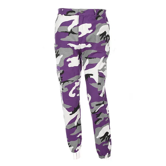 Camo Pantalon Women Harajuku Pink Jogger Pants Gray Purple Military  Camouflage Lady Pants Female Cotton Elegant Cargo Capris - Pants & Capris -  AliExpress