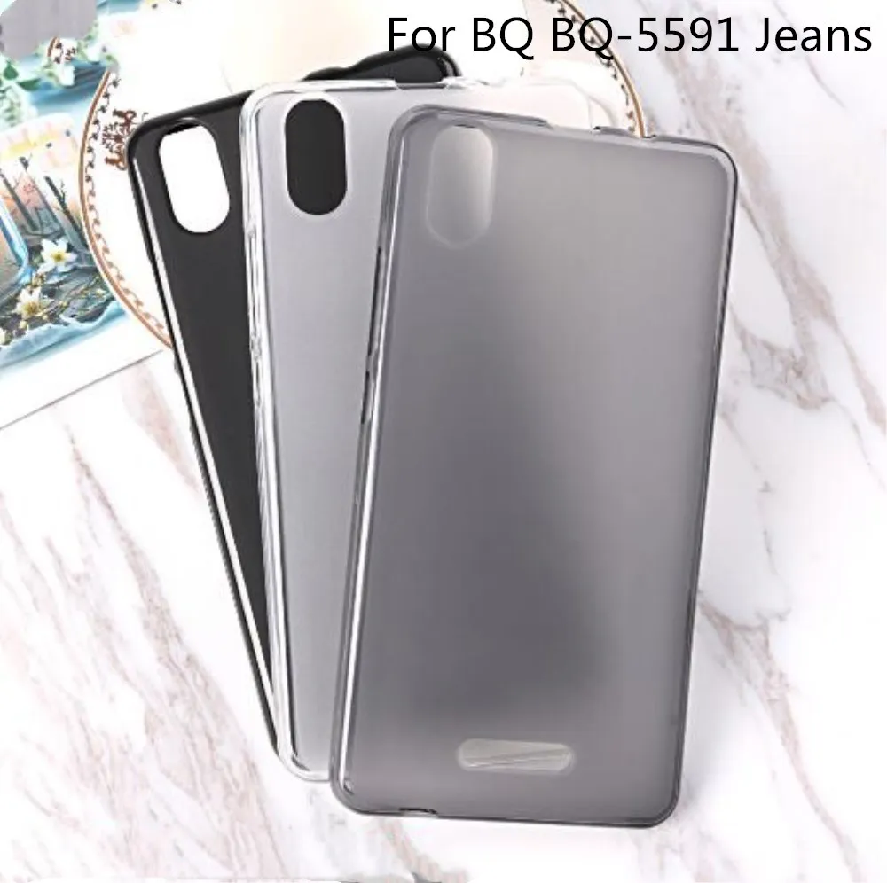 

Capa Copue For BQ BQ-5591 Jeans Case Haft Matte Silicon Soft Back Cover Mobile Phone Protective Case