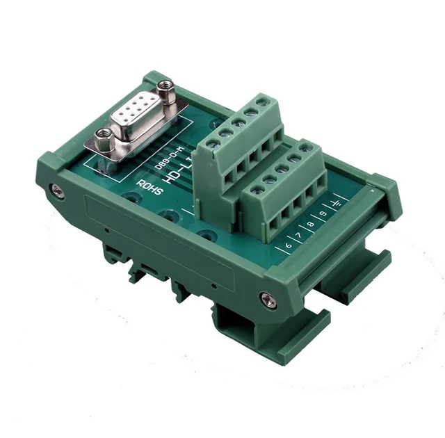 232 serial port DB9 core common bus guide rail type relay terminal