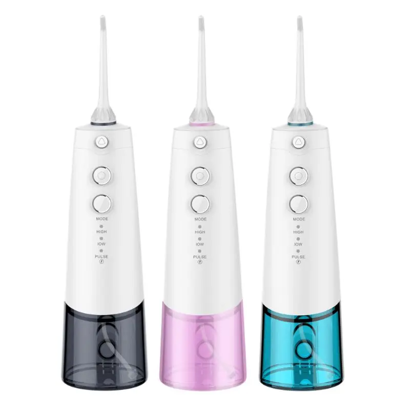 

Portable USB Rechargeable Smart Water Flosser Dental Jet 180ML Tank Waterproof Teeth Cleaner Teeth Whitening Tools AC100-240V 5V