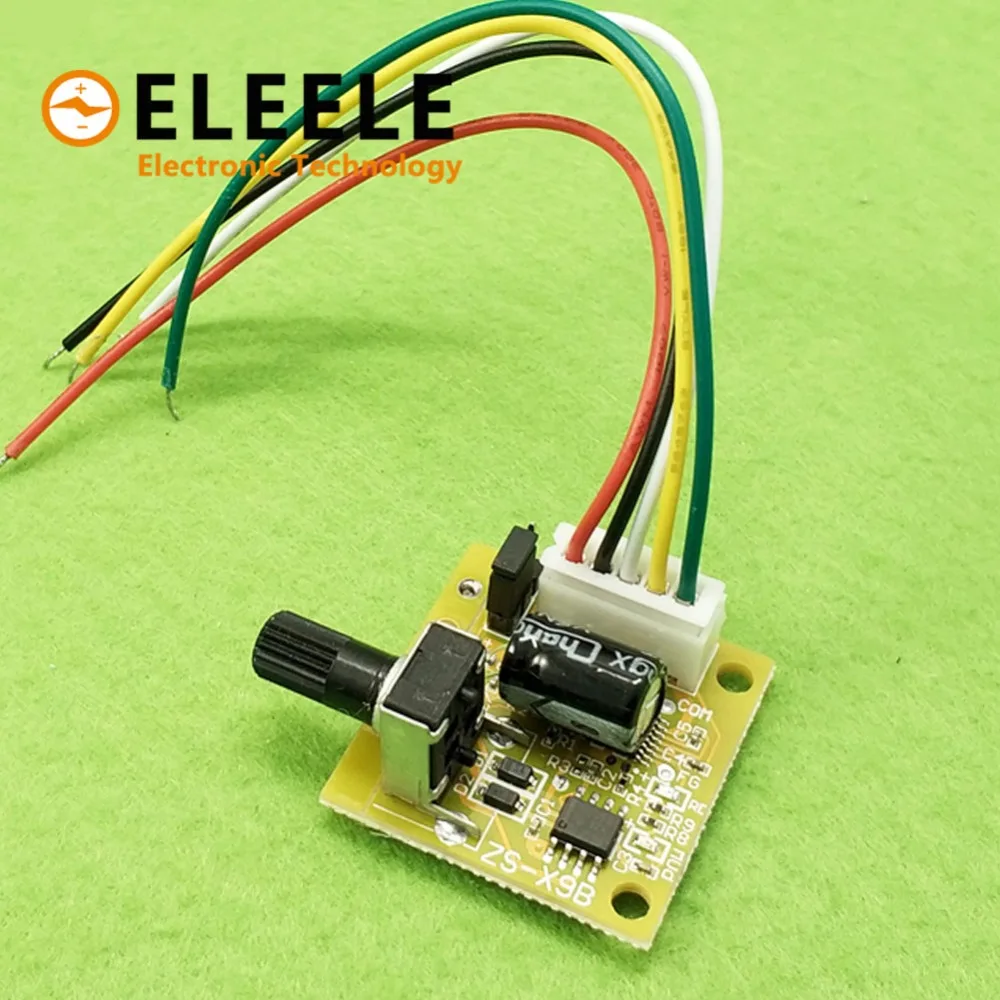 

DC 5V-15V Motor Controller 2A 15W Brushless Motor Speed Controller No Hall BLDC Driver Board PN36
