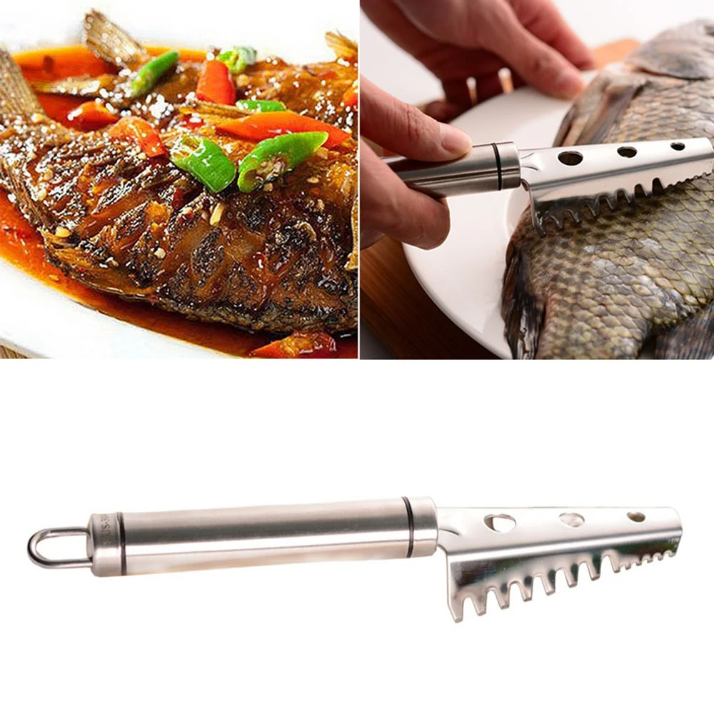 Нержавеющая сталь рыбные весы нож легко рыбные весы кухонные инструменты для щипцы для удаления рыбных костей Remover точилка для кухонных ножей