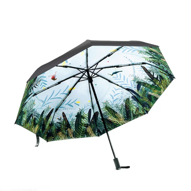 Secret Forest Umbrella Female anti uv umbrella Parapluies Automatic