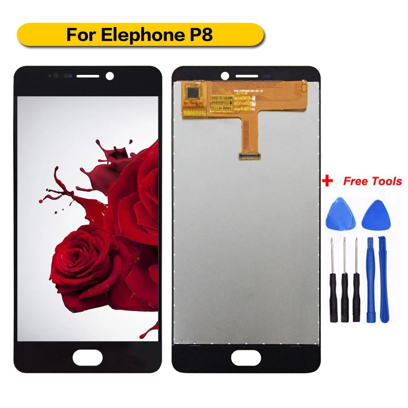

For Elephone P8 2017 Pro LCD Display and Touch Screen Assembly Screen 100% Tested with Free Tools