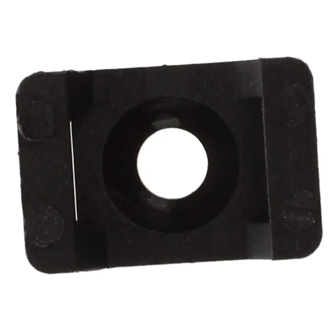 Черный 9 мм кабельная стяжка крепление Седло Тип пластиковый провод комплект держатель 100 шт