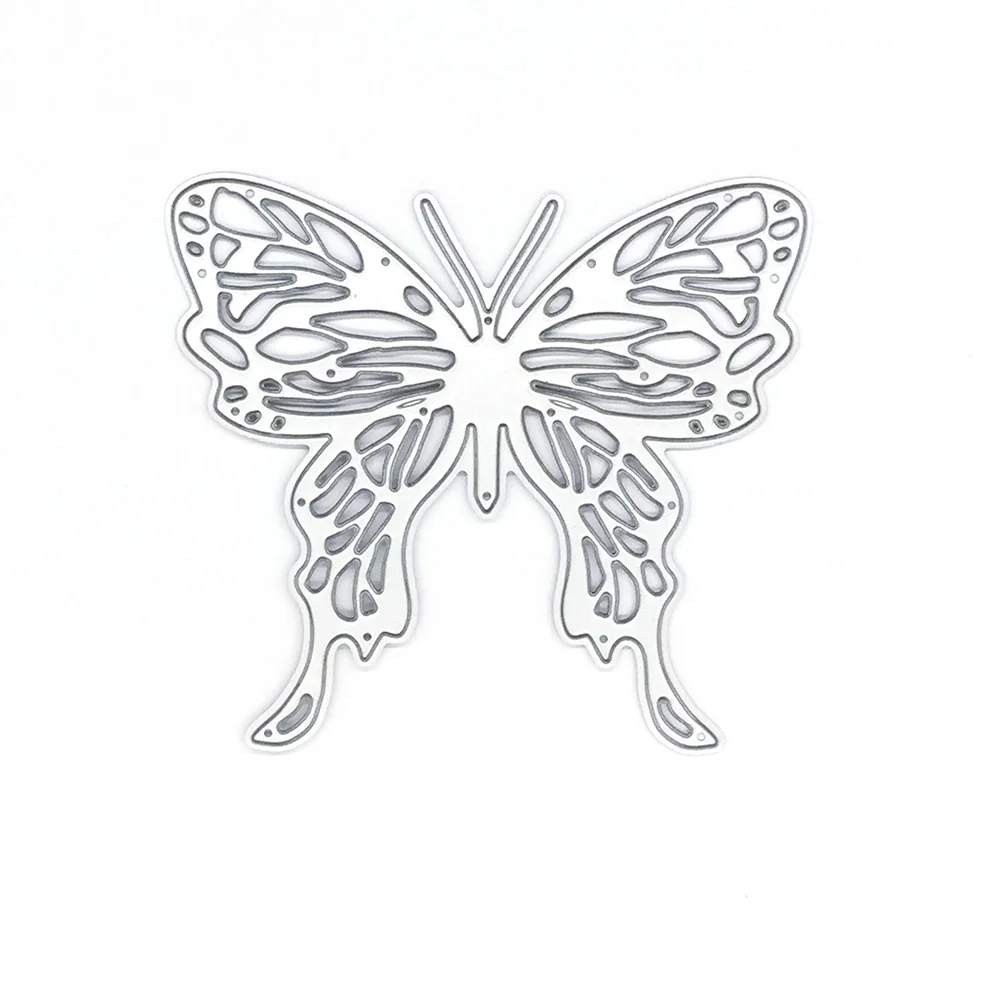 

7.3*8.2CM Butterfly Making Scrapbook Greeting Card Hollow Metal Cutting Dies Stencil Frame Embossing Template DIY