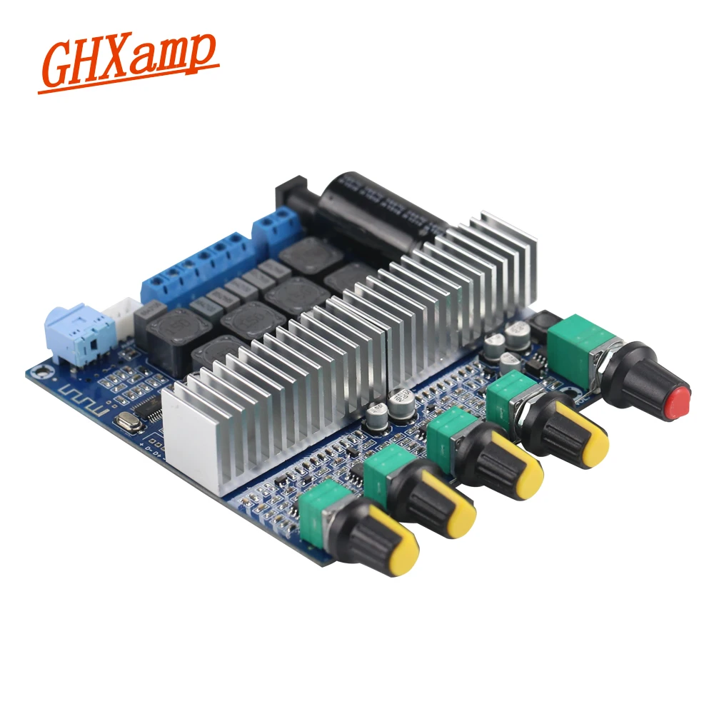 Усилитель Bluetooth GHXAMP TPA3116 2 1 сабвуфер цифровая аудиоплата 50 Вт * + 100 бас AUX для bluetooth