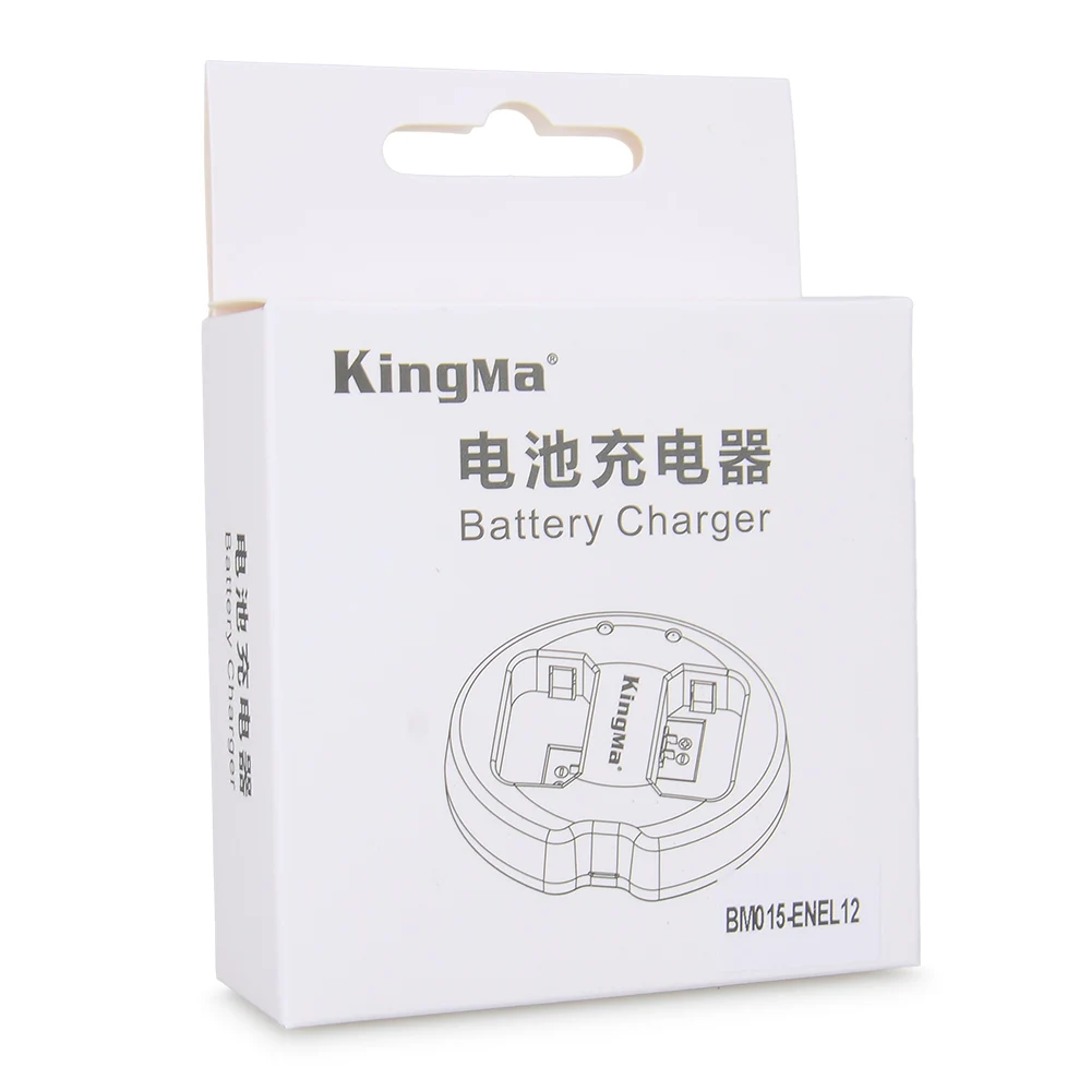 KingMa BM015-EL12 двойной(двойной) Батарея Зарядное устройство EN-EL12 EL12 Зарядное устройство для Nikon S9700s/S8200/S9600/P330/S620/S8200/AW130s AW