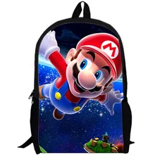 16-дюймовый шпилька нижнее белье с рисунком из мультфильма трусы рюкзаки игры "Братья Супер Марио" Сумка для школы для мальчиков и девочек; детские сумки Mochilas Infantil подарок