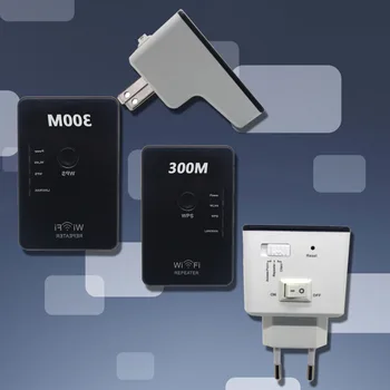 

NOYOKERE IEEE 802.11n/b/g 300Mbps Wireless Wifi Repeater Extender Network Transmitter Signal Booster AP Access Point EU US plug