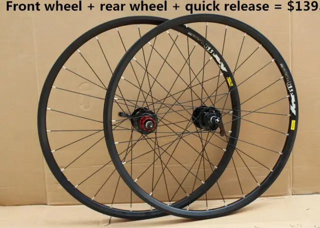 Cheap Mountain bike wheel 26 inch disc brake ultralight 4 perlin bicycle wheel 8 9 10 speed special wheel set