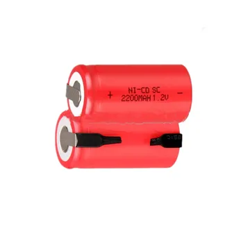 

12Pcs SC Rechargeable Battery for Dewalt for Makita for Bosch for Hitachi SUBC Batterie NICD Accumulator 2200mah 1.2v Battery
