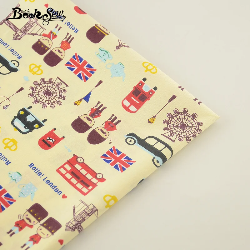 Мультфильм дизайн желтый Цвет хлопок Ткань твил Текстиль для дома Материал квилтинга Ткань S для пэчворка Постельные принадлежности Одежда для малышей