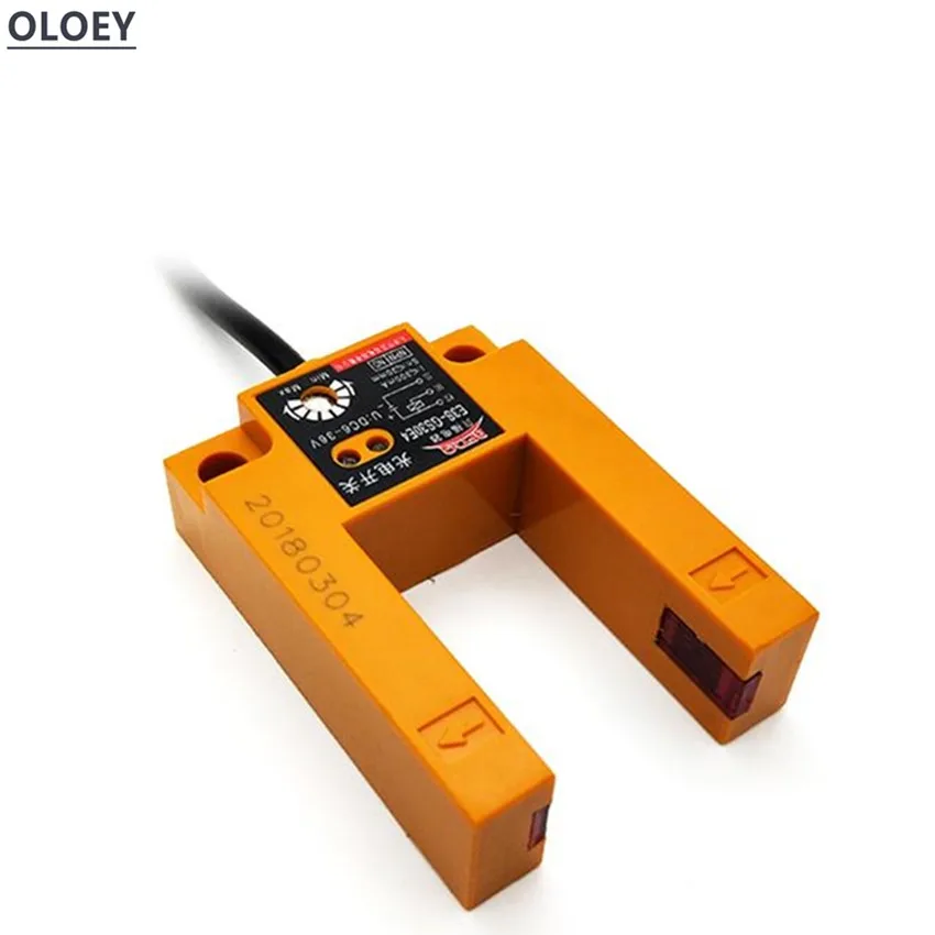 

U shaped groove type photoelectric switch rectification infrared sensor 30mm width groove type NPN NO/NC NO+NC/PNP