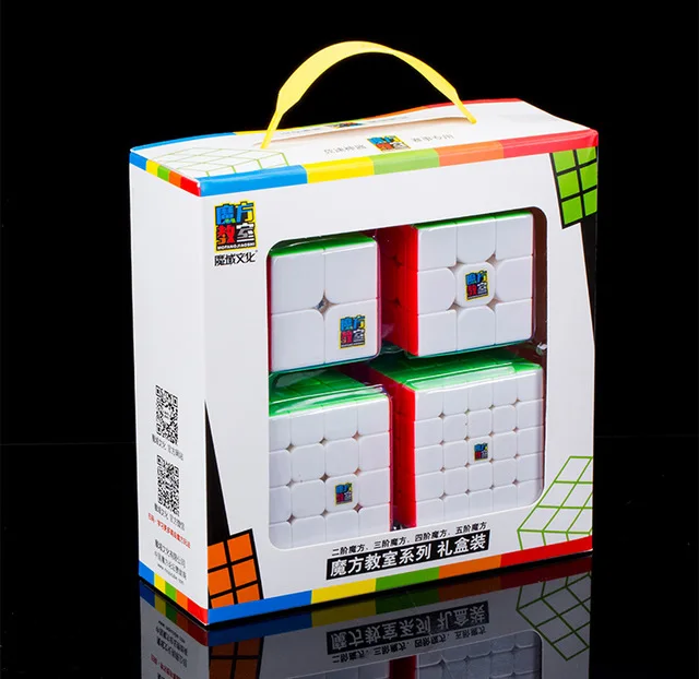 

MoYu Mofangjiaoshi 2x2 3x3 4x4 5x5 Speed Cube Gift Box Packing Professional Puzzle Cubing Classroom MF2S MF3RS MF4S MF5S Cube