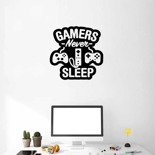 Stizzy Wall Decal Quotes Rs Never Sleep Stickers Playroom Stizzy Wall Decal Quotes Rs Never Sleep Stickers Playroom Modern Design Art Poster Removable Video Kids Room Decor A465