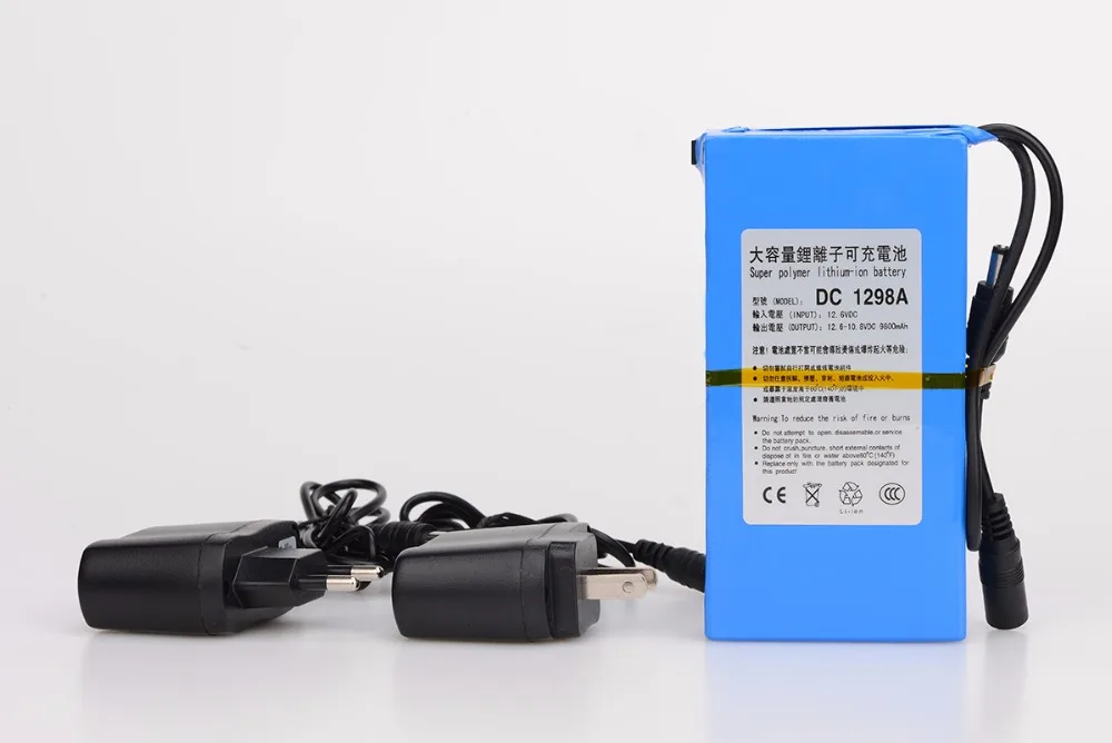 

MasterFire Durable DC 12V 9800MAH Large Capacity Super Powerful Rechargeable Lithium-ion Battery Pack For Camera DC 1298A