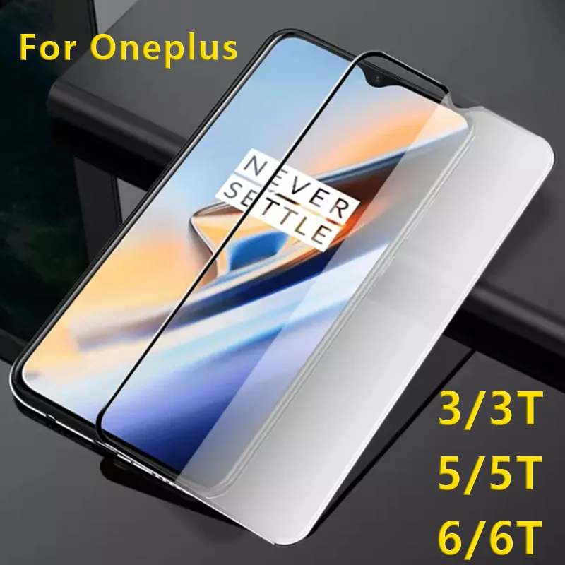 

For Oneplus 6t Tempered Glass Original Case On One Plus 5t 3t 3 5 6 T Screen Protector T6 T5 T3 Protective Film Oneplus6 Plus6